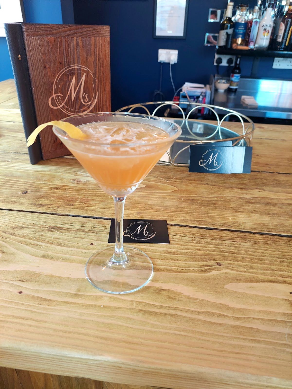 Cocktail with M's menu