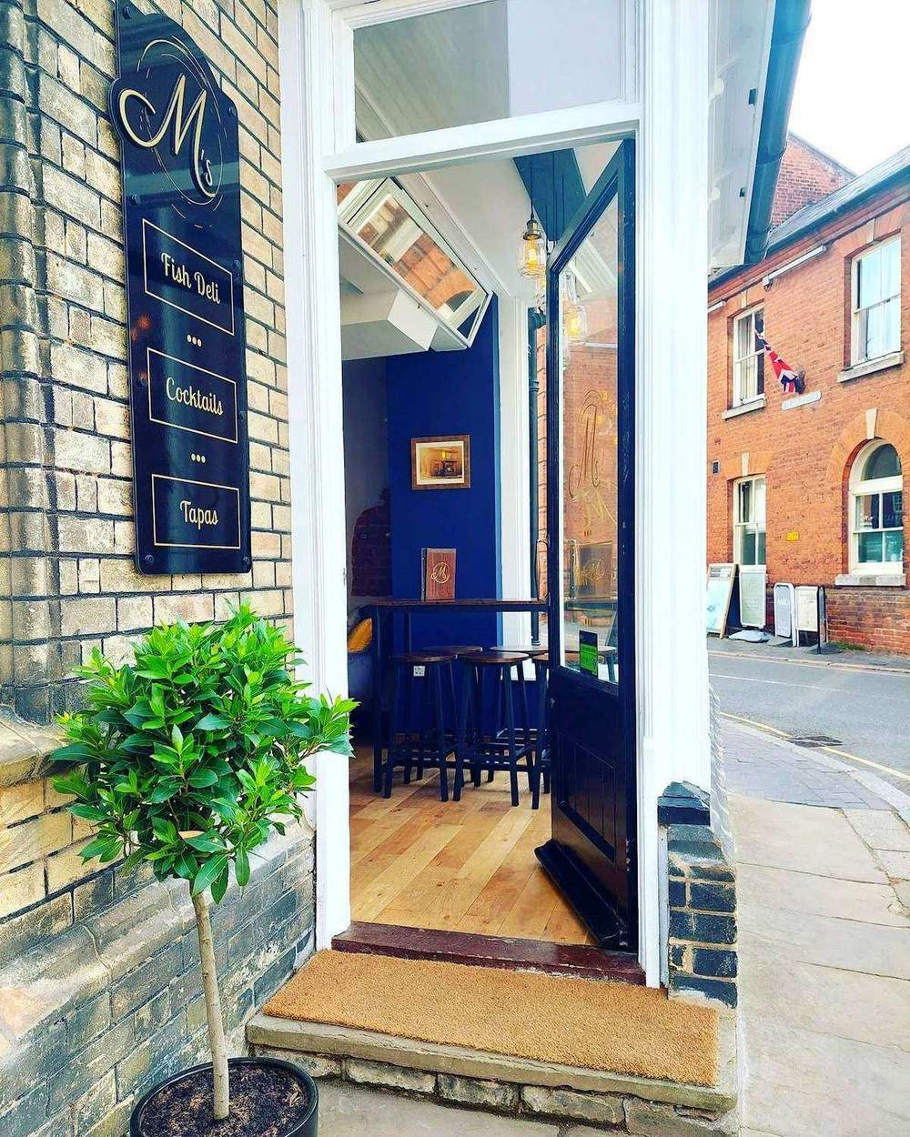 M's doorway on Red Lion Street